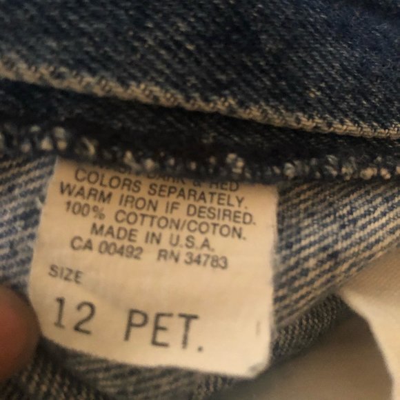 Vintage Lee Mom Jeans Size 12 Petite - Picture 4 of 4